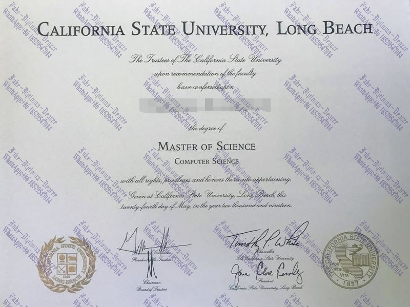 How to create fake California State University, Long Beach Diploma
