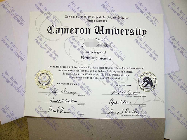 How to create fake Cameron University Degree