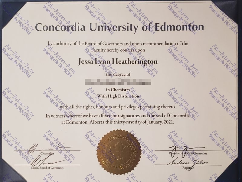 How to create fake Concordia University Edmonton Degree