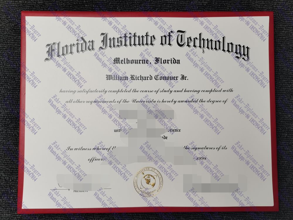 How to create fake Florida Institute of Technology Diploma