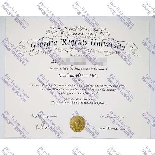 How to create fake Georgia Regents University Diploma