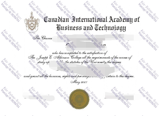 How to create fake International Academy Business and Technology Diploma