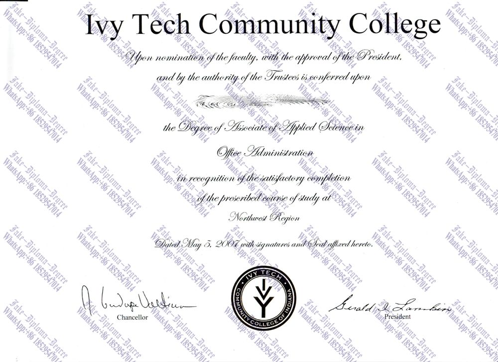 How to create fake Ivy Tech Community College Degree