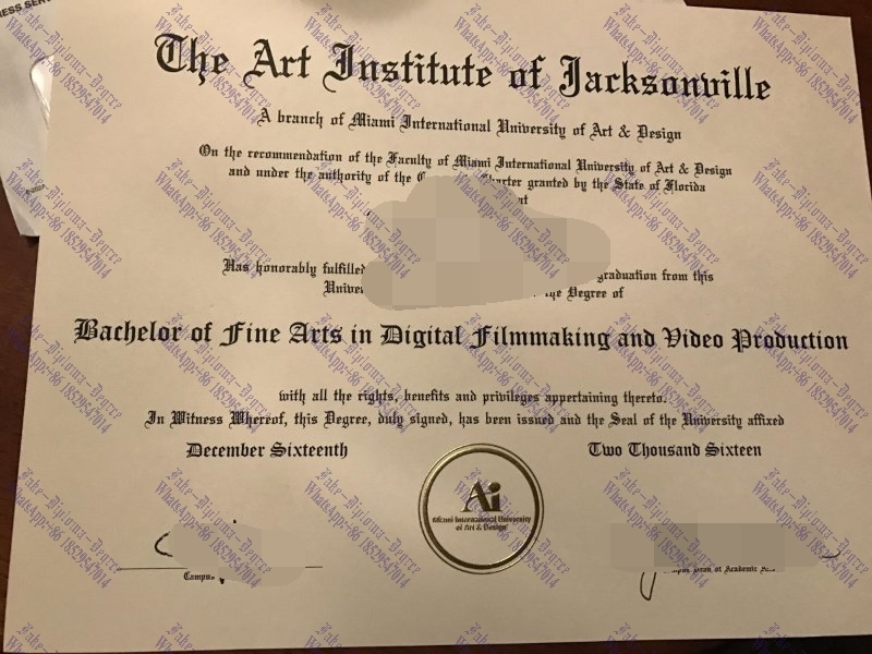 How to create fake Jacksonville Art Institute Diploma
