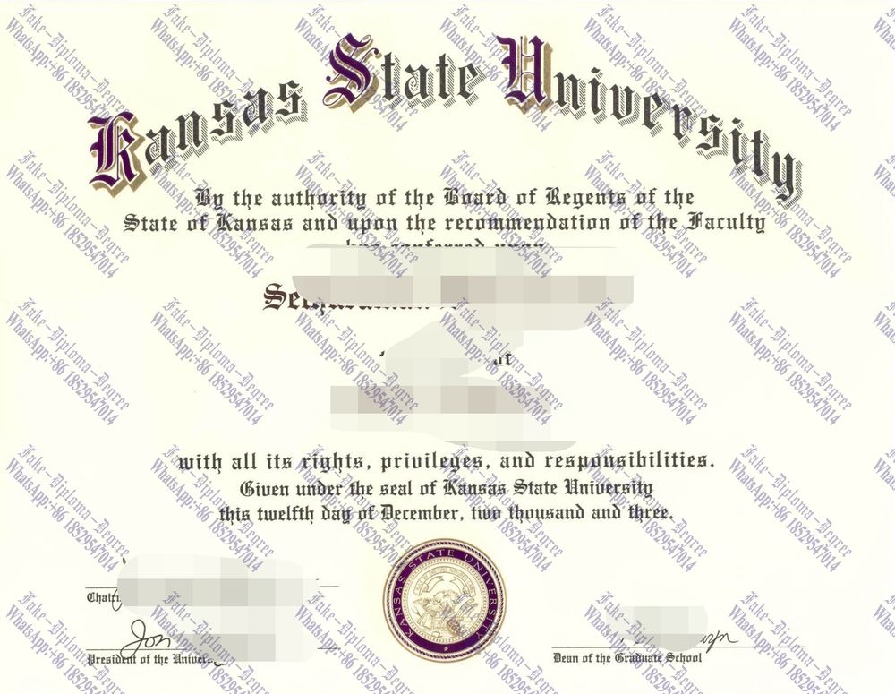 How to create fake Kansas State University Degree