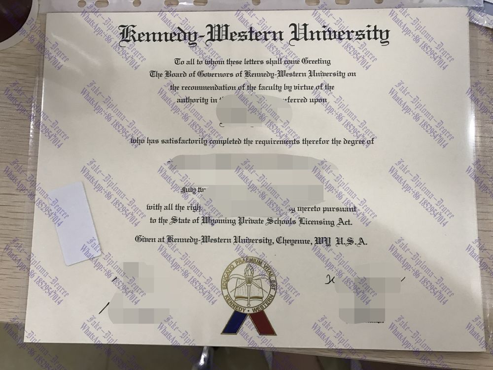 How to create fake Kennedy Western University Degree