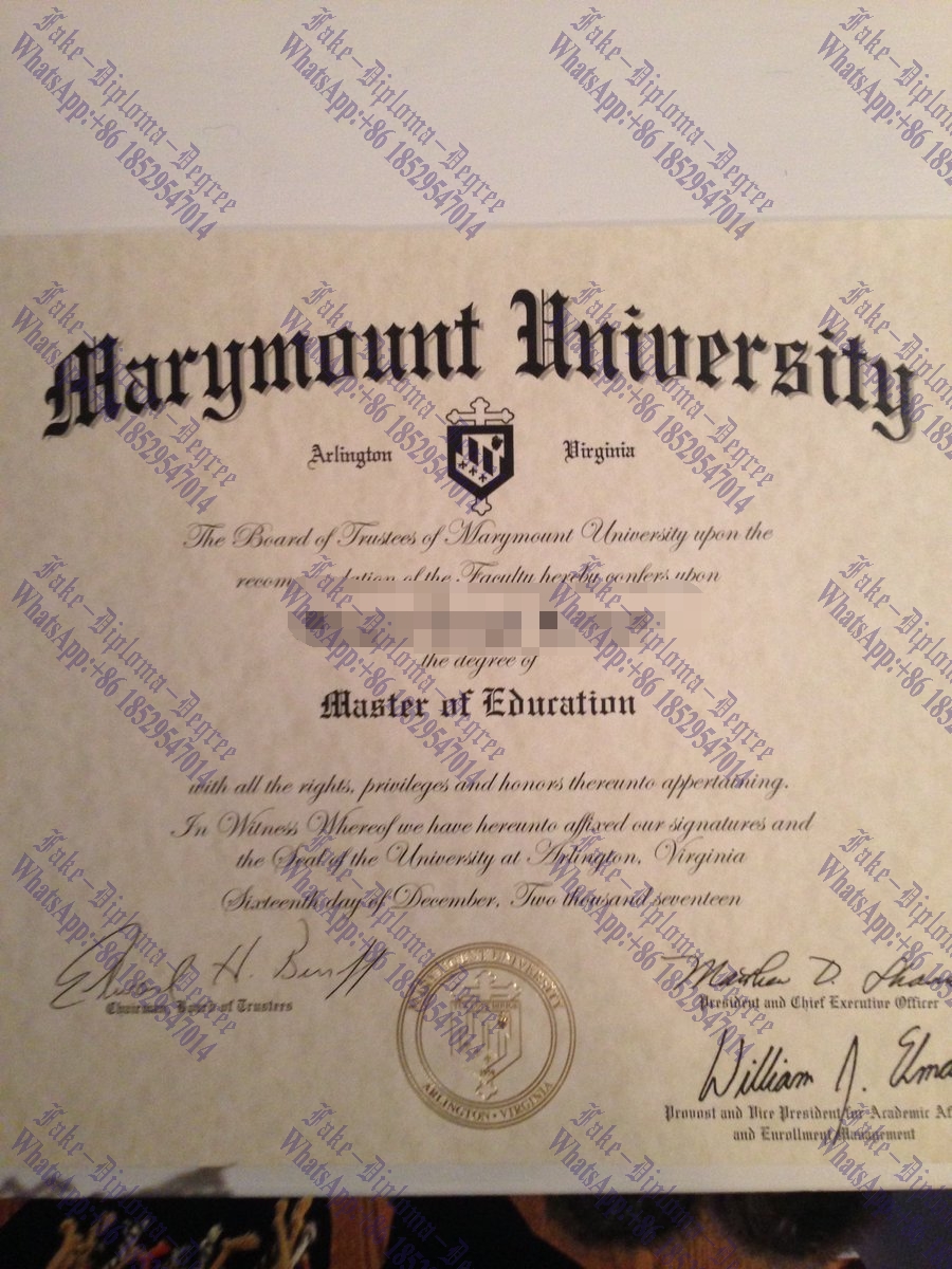 How to create fake Marymount University Degree
