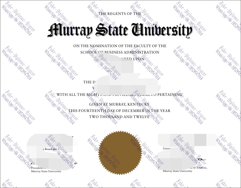How to create fake Murray State University Degree