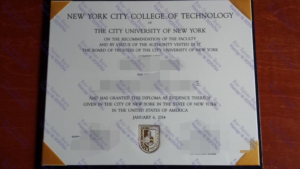 How to create fake New York City College of Technology Diploma