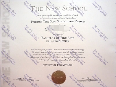 How to create fake Parsons The New School for Design Diploma