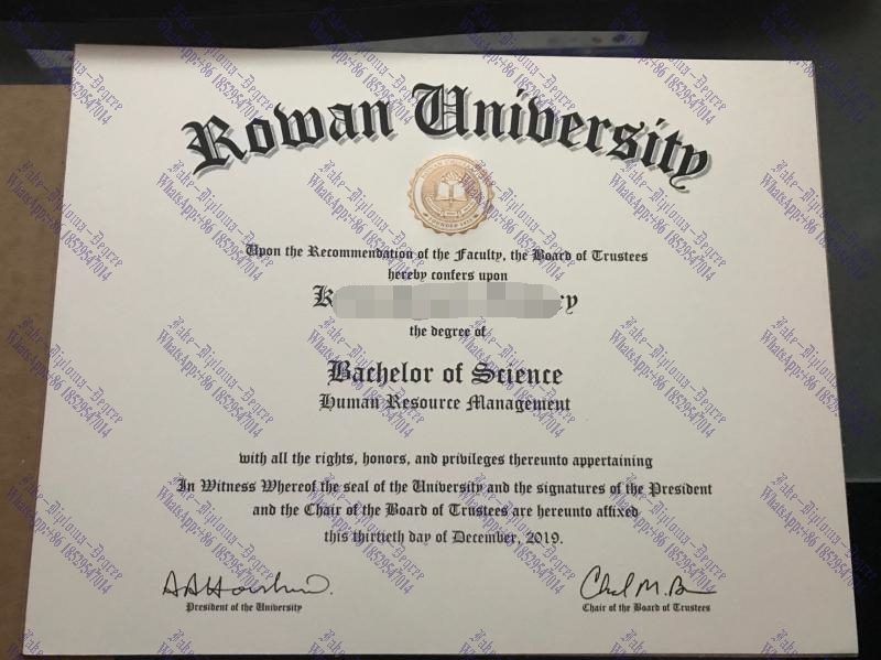 How to create fake Rowan University Degree