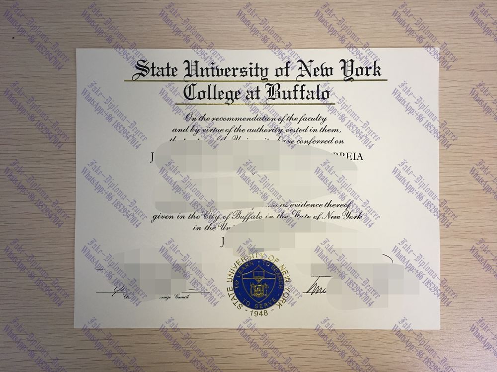How to create fake SUNY Buffalo State University Degree