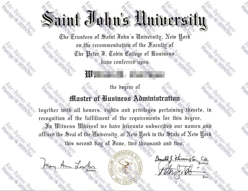 How to create fake Saint Johns University Degree