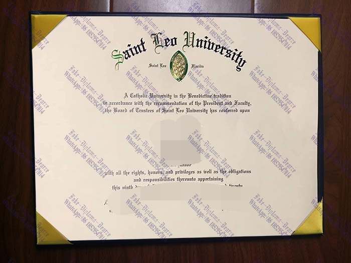 How to create fake Saint Leo University Diploma