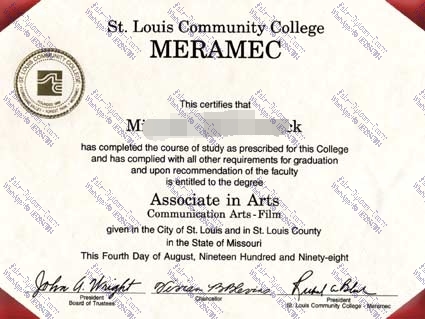 How to create fake Saint Louis Community College Degree