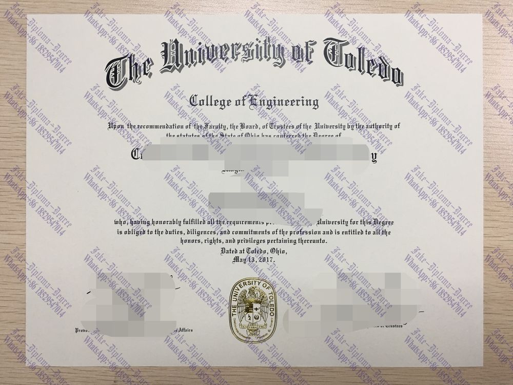 How to create fake The University of Toledo Diploma