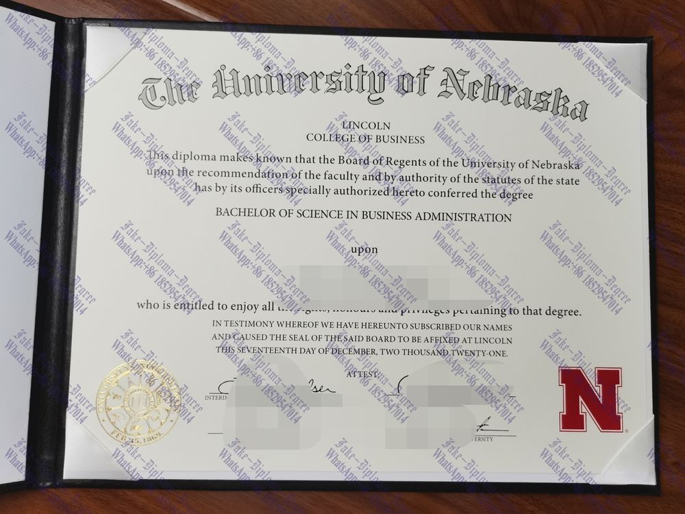 How to create fake University of Nebraska–Lincoln Diploma