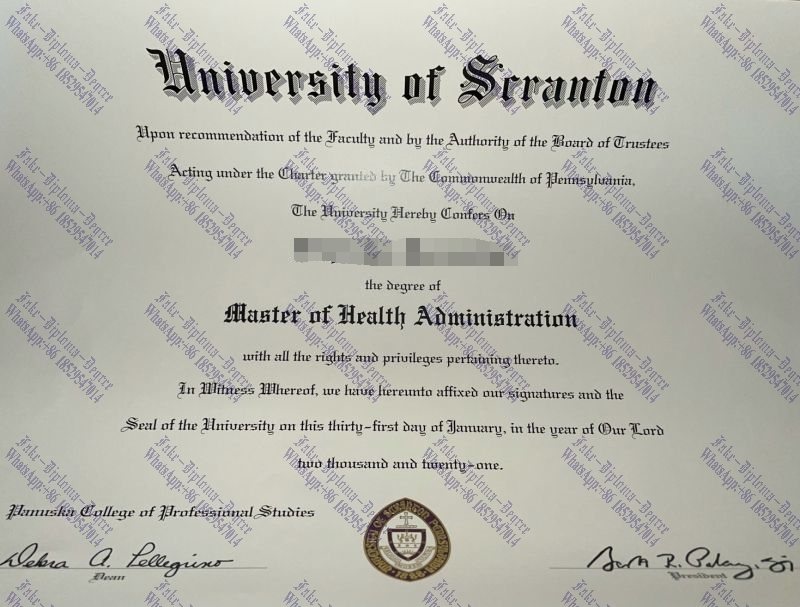 How to create fake University of Scranton Diploma