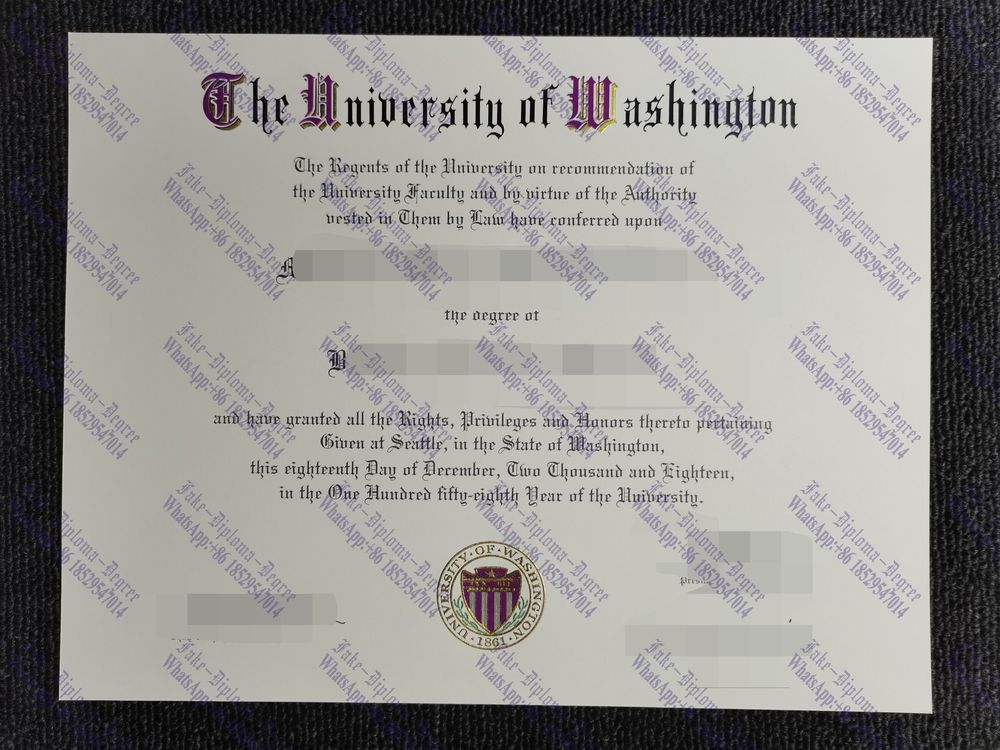 How to create fake University of Washington Diploma