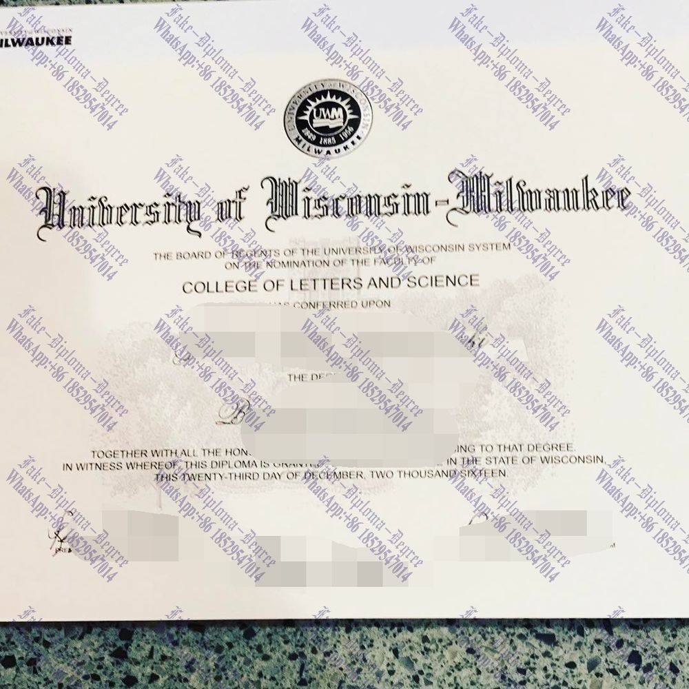 How to create fake University of Wisconsin Milwaukee Diploma