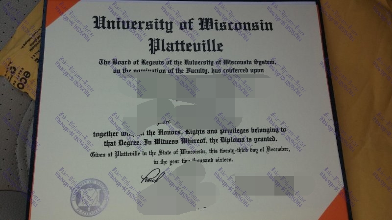 How to create fake University of Wisconsin Platteville Degree