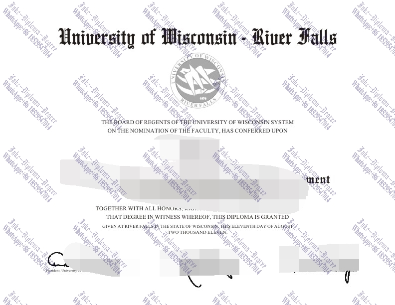 How to create fake University of Wisconsin River Falls Degree