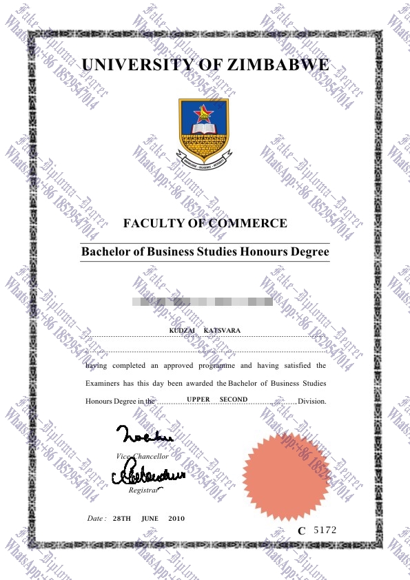 How to create fake University of Zimbabwe Diploma