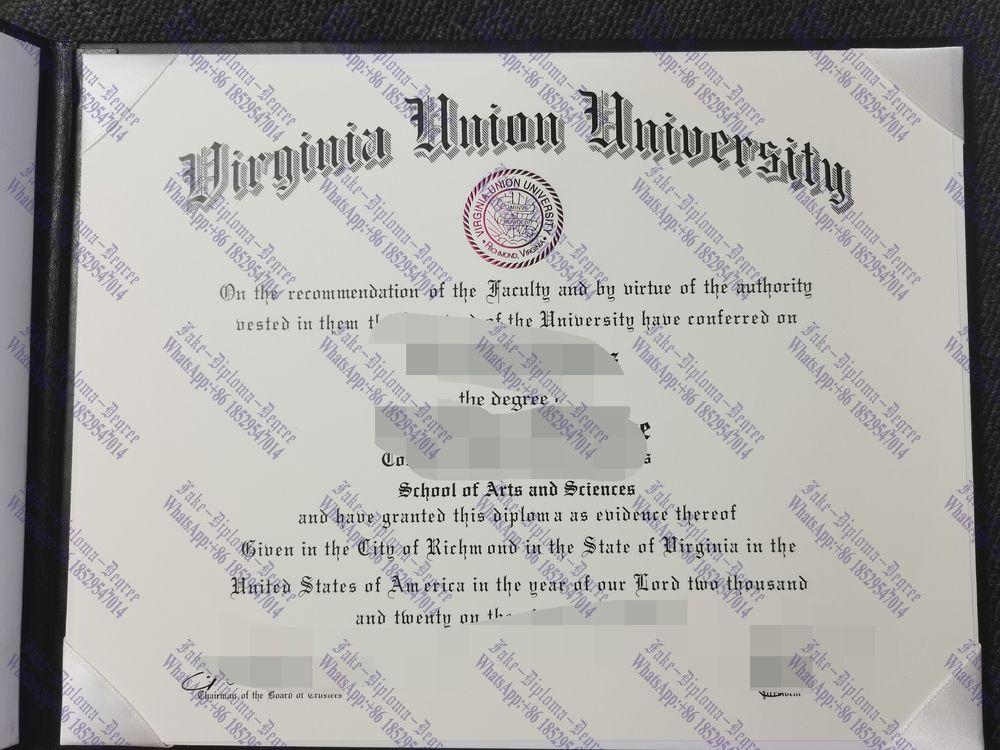 How to create fake Virginia Union University Degree