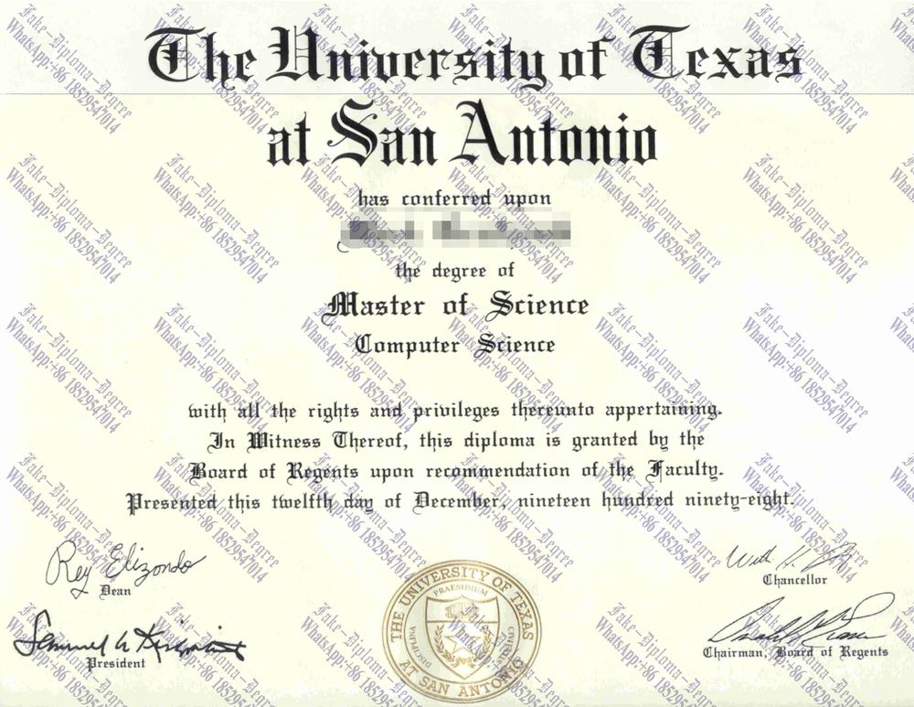 How to create fake the university of texas ta san antonio Degree