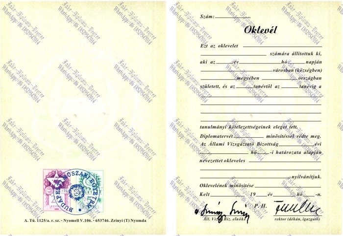 How to order fake Budapest Tech Diploma