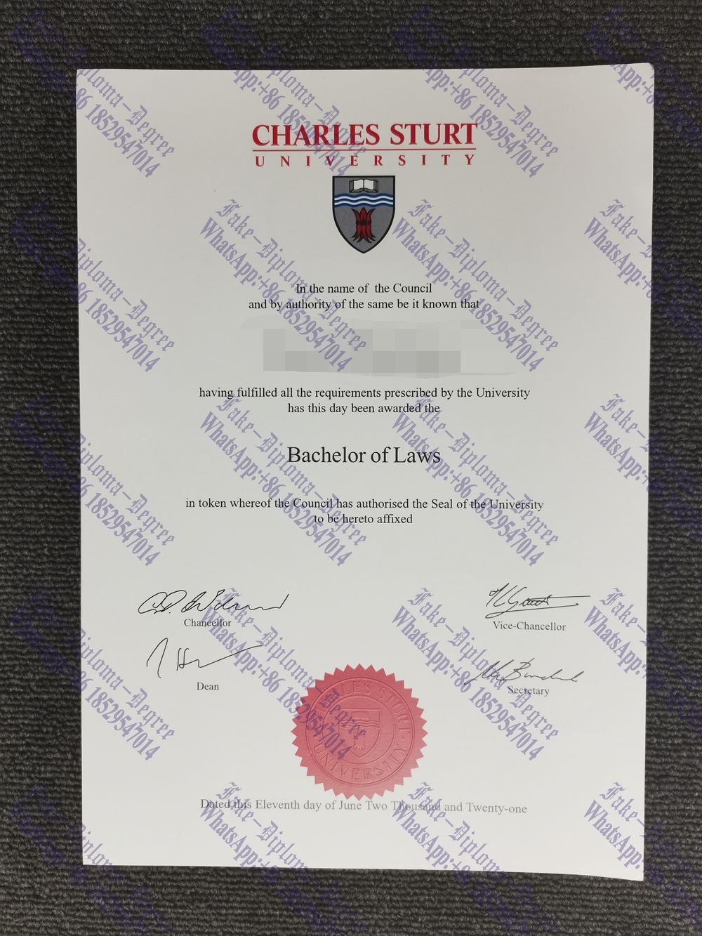 How to order fake Charles Sturt University Degree