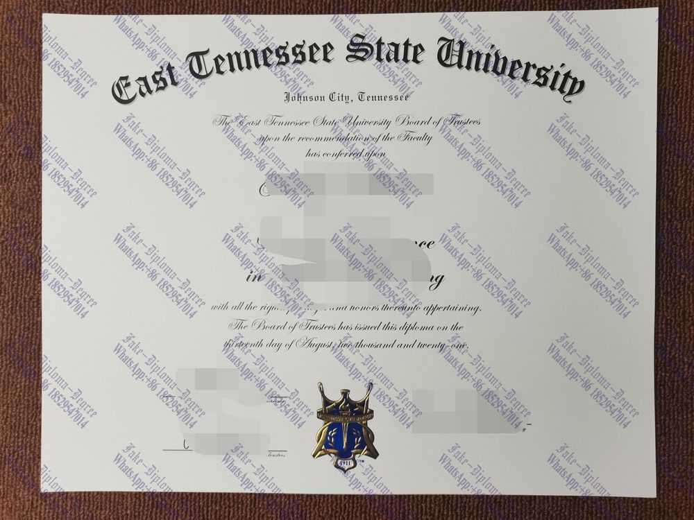 How to order fake East Tennessee State University a Degree