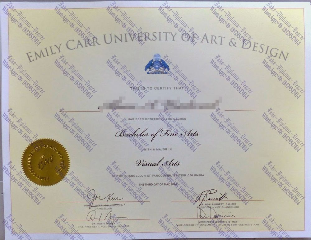 How to order fake Emily Carr University of Art and Design Degree