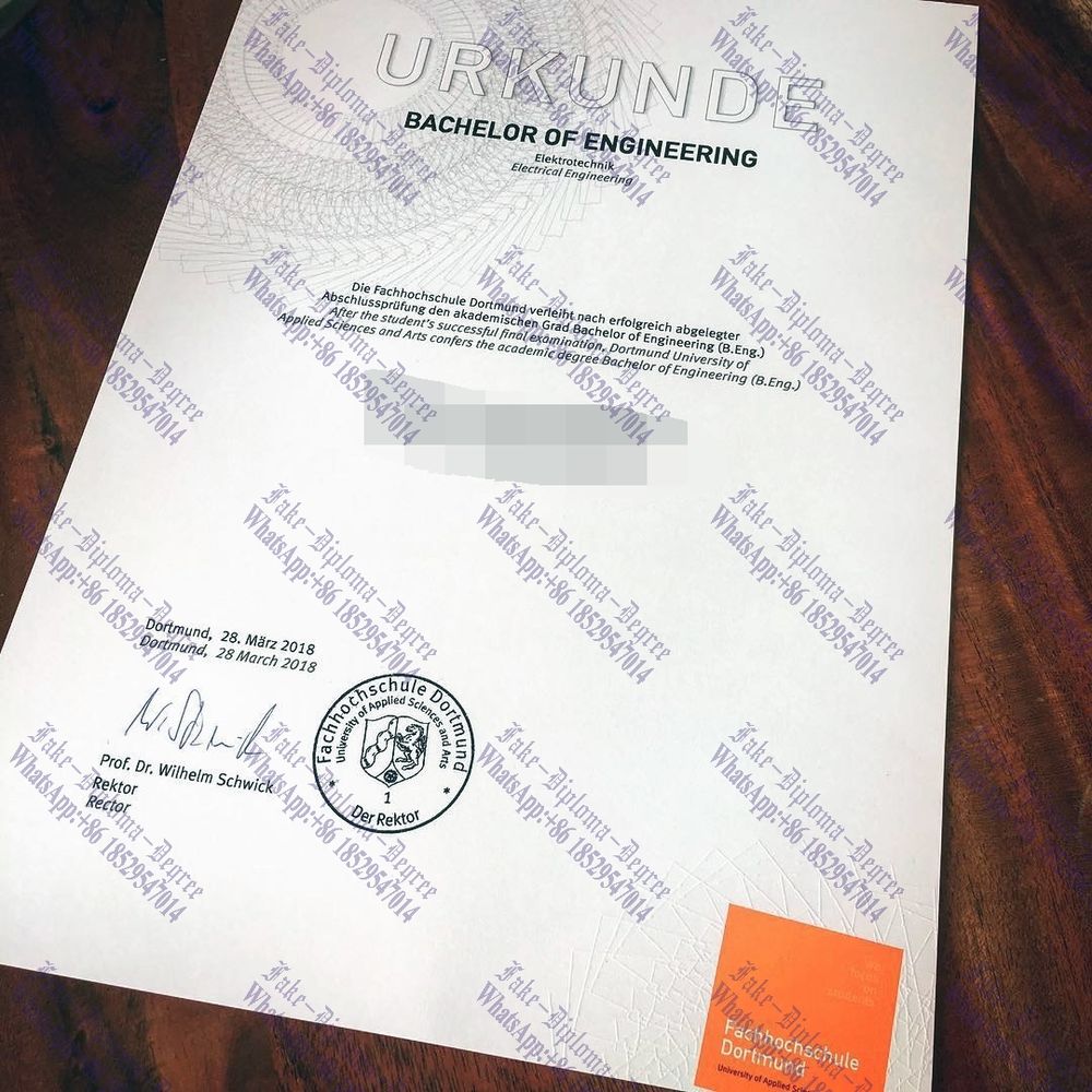 How to order fake Fachhochschule Dortmund Degree