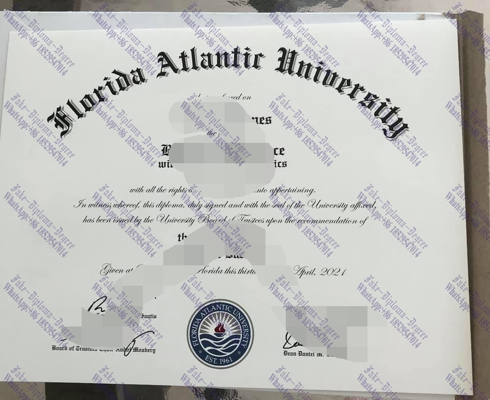 How to order fake Florida Atlantic University Diploma