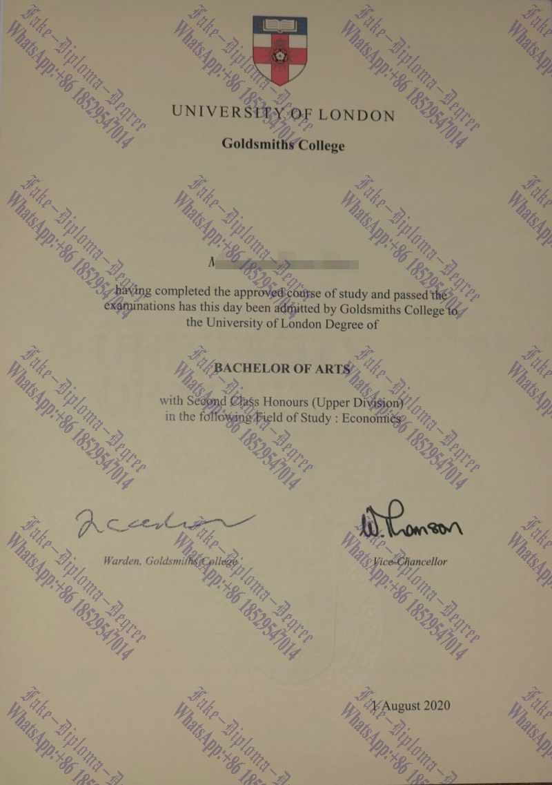 How to order fake Goldsmiths, University of London Degree