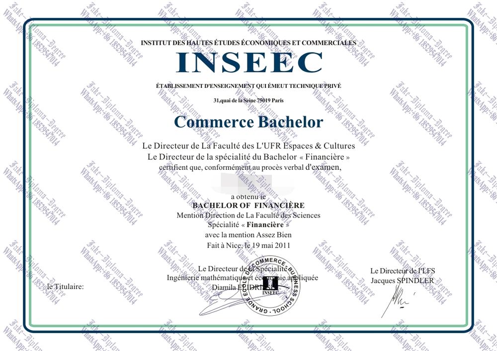 How to order fake INSEEC School of Business and Economics Degree