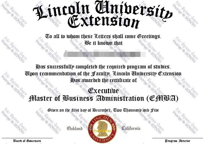 How to order fake Lincoln University Diploma