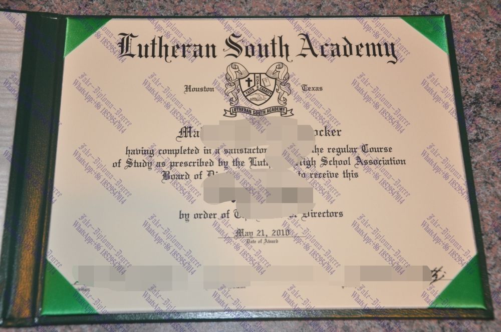 How to order fake Lutheran South Acadcmy Degree