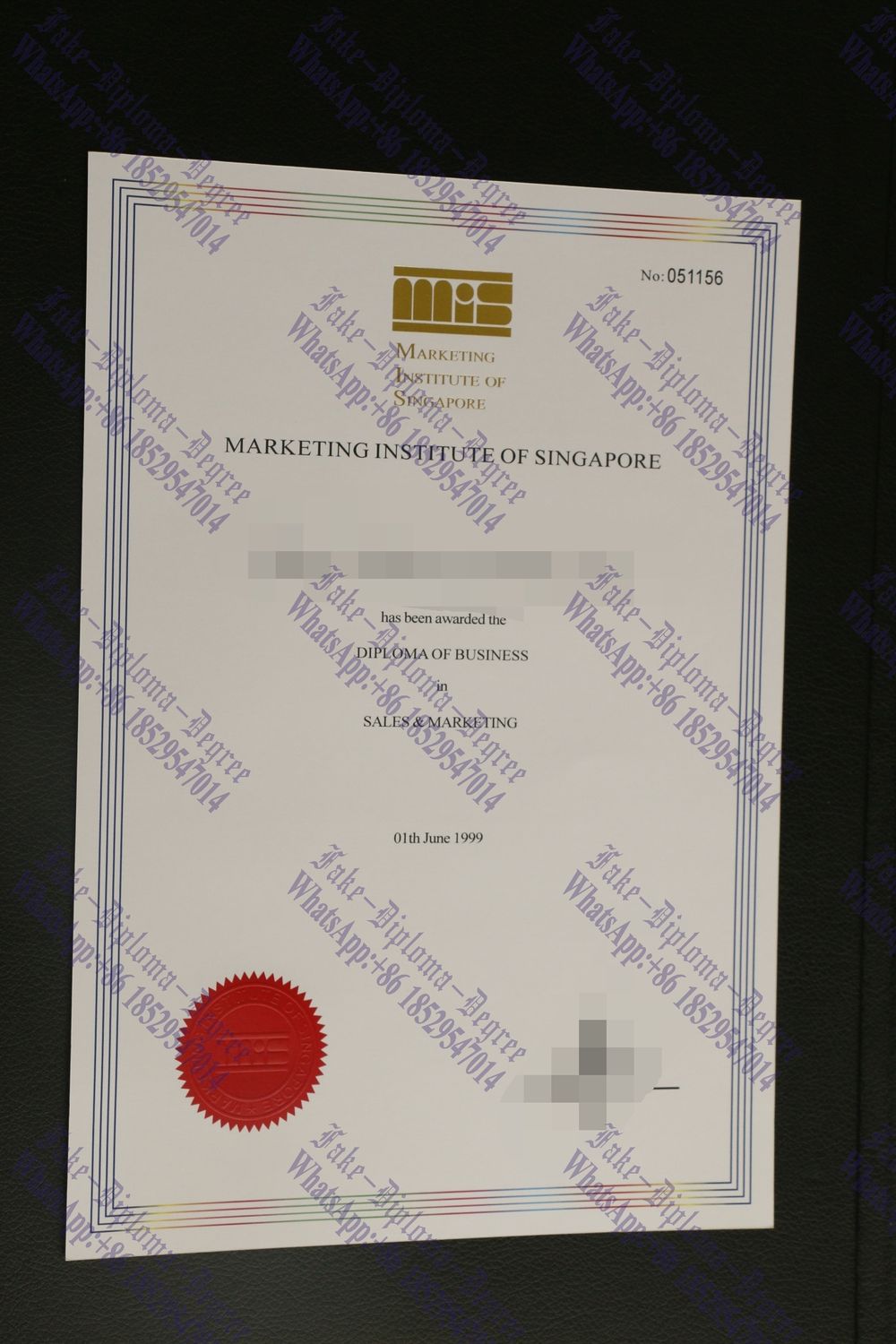How to order fake Marketing Institute of Singapore（MIS） Degree