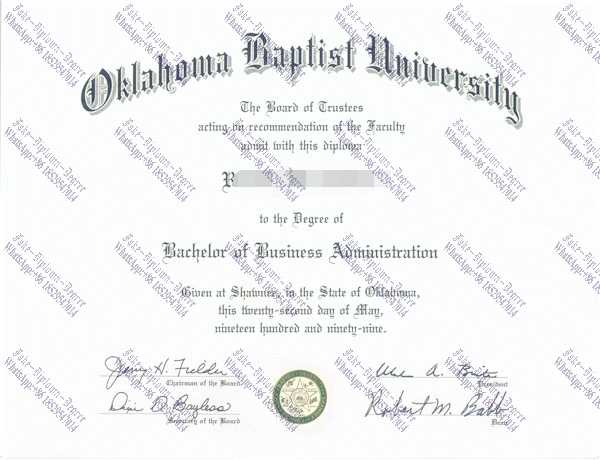 How to order fake Oklahoma Baptist University Diploma