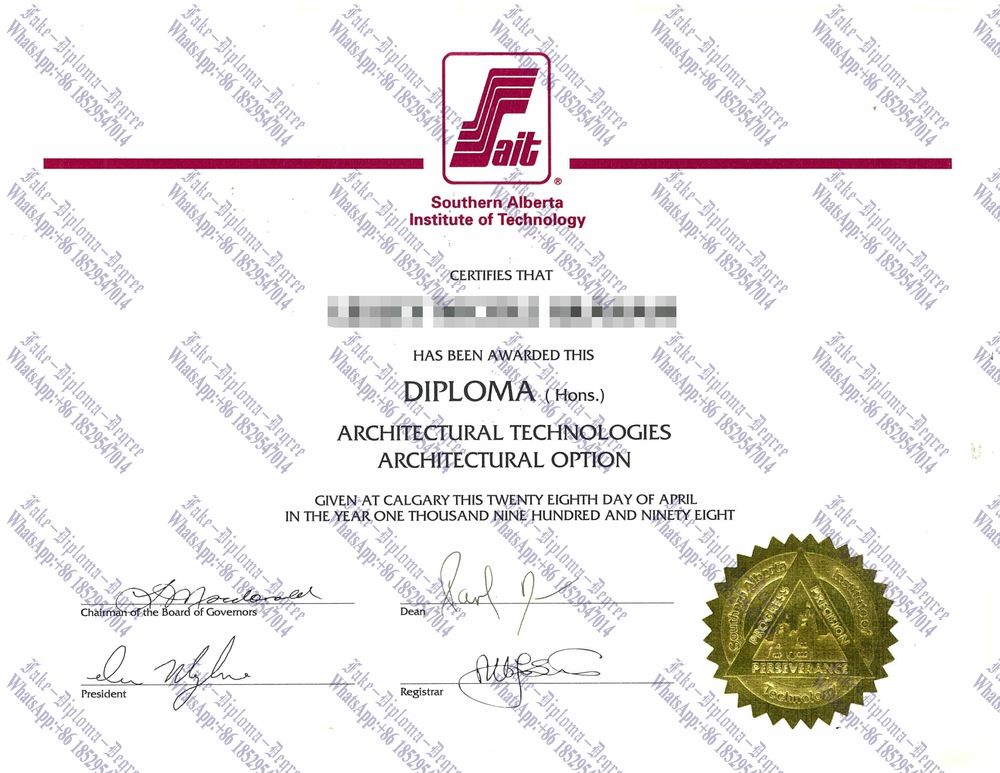 How to order fake Southern Alberta Institute of Technology Diploma