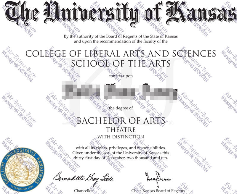 How to order fake The University of Kansas Degree