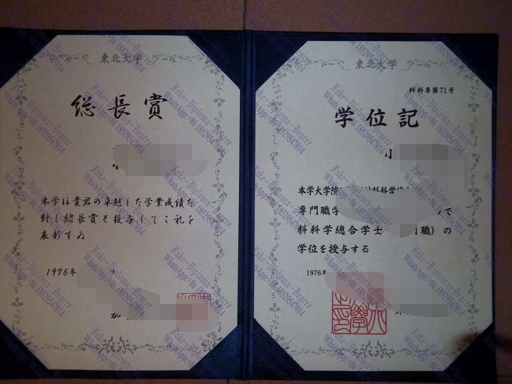 How to order fake Tohoku University Diploma