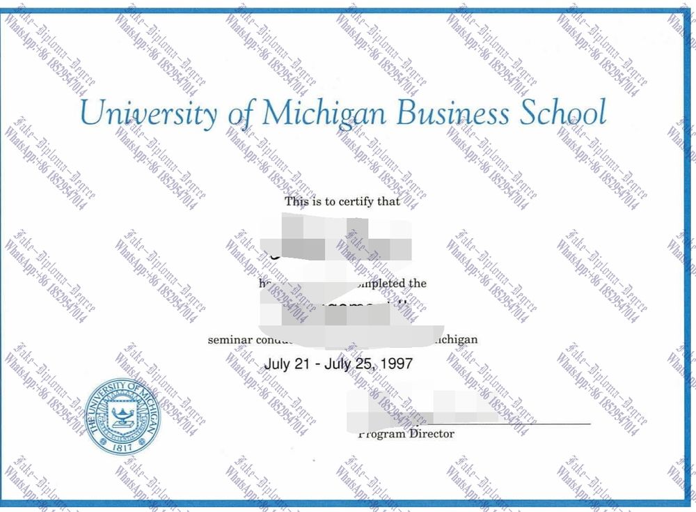 How to order fake University of Michigan Business School Degree