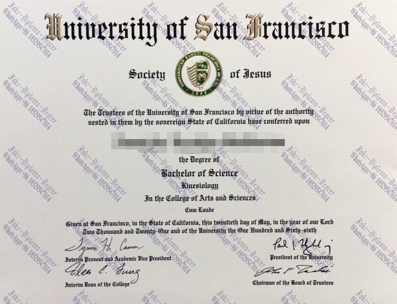 How to order fake University of San Francisco Diploma