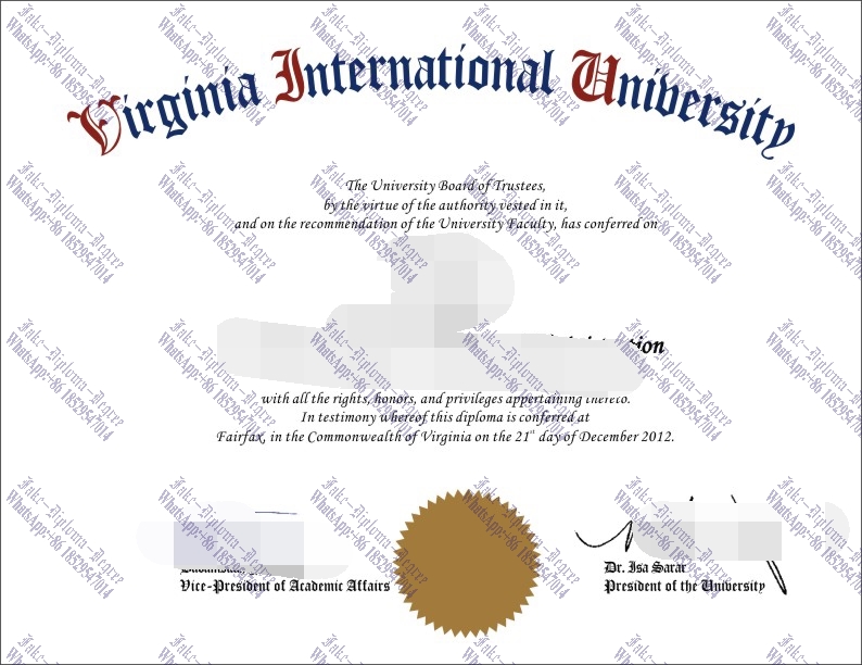 How to order fake Virginia International University Degree