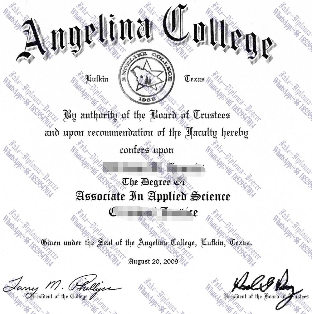 How to purchase fake Angelina College Degree