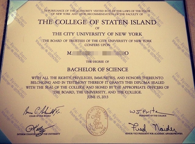 How to purchase fake CUNY College of Staten Island Degree