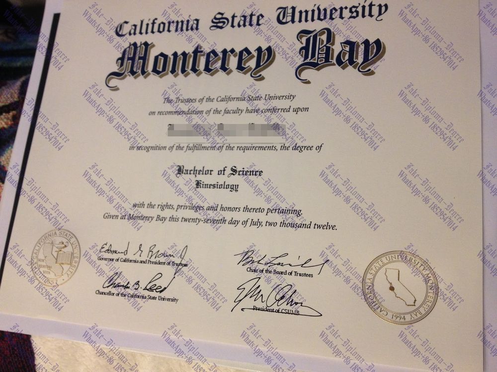 How to purchase fake California State University Monterey Bay Diploma
